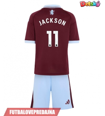 Lacne Dětský Futbalové dres Aston Villa Nicolas Jackson #11 2026-27 Krátky Rukáv - Domáci (+ trenírky)